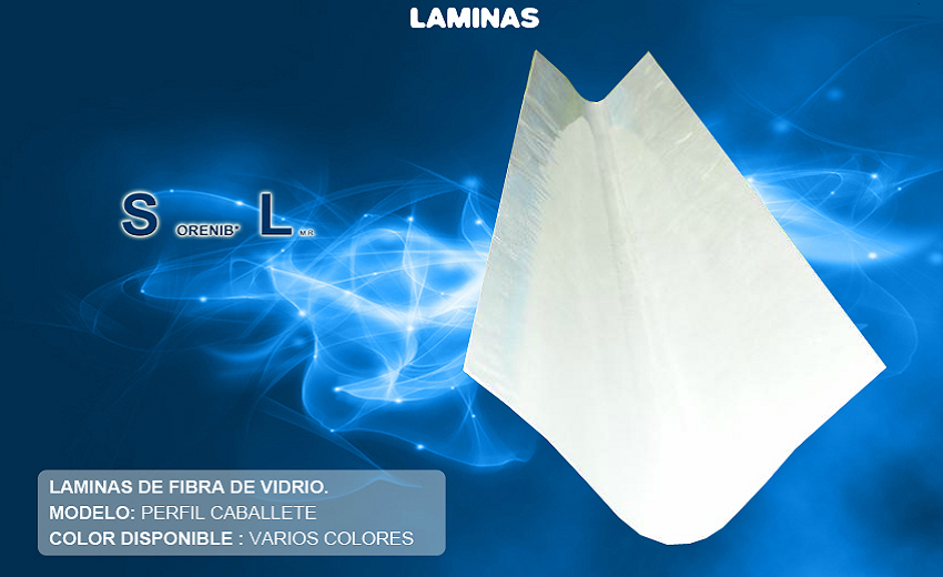 Super Laminas Tapatias LAMINA DE FIBRA DE VIDRIO CABALLETE