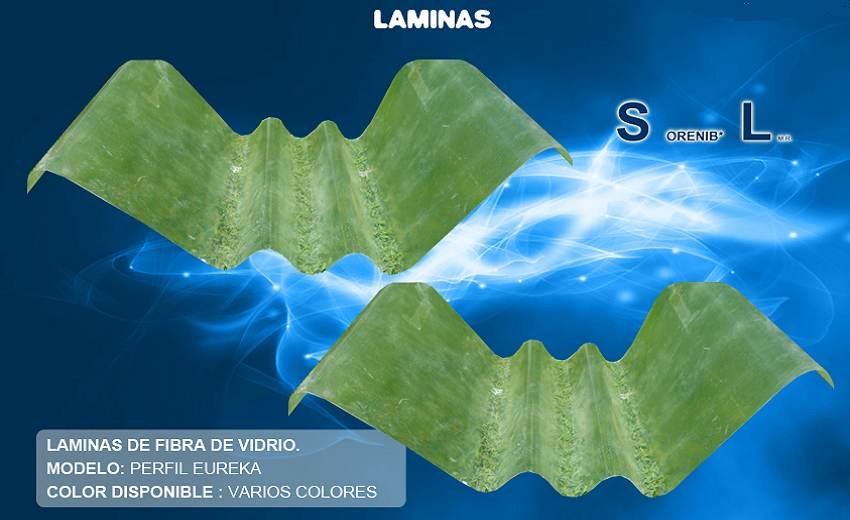 LAMINA DE FIBRA DE VIDRIO EUREKA
